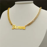 Gold-Plated Zirconia Pendant Necklace Lady Chain Dinner Accessory