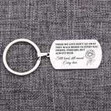 Memorial Stainless Steel Dog Tag Keyring - In Memory Of Loved Ones