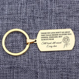 Memorial Stainless Steel Dog Tag Keyring - In Memory Of Loved Ones