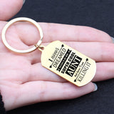 Aunt Keychain - Never Dreamed I Would Be An Aunt - Stainless Steel Jewelry