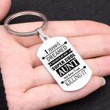 Aunt Keychain - Never Dreamed I Would Be An Aunt - Stainless Steel Jewelry