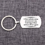 Engraved Stainless Steel Memory Keychain