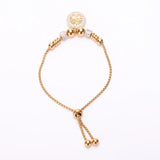 Adjustable Zircon Beaded Bracelet for Women