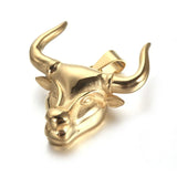 Men's Horn Pendant Stainless Steel Necklace
