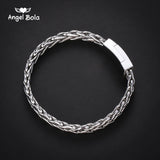 Stainless Steel Punk Buddha Bracelet for Women Men