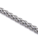 Stainless Steel Punk Buddha Bracelet for Women Men