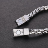 Stainless Steel Punk Buddha Bracelet for Women Men