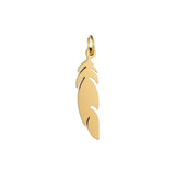 Stainless Steel Feather Pendant for DIY Necklace