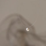 Pearl Pendant Necklace for Women with Stainless Steel Fittings