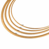 Stainless Steel Flat Choker European Necklace For Women Men