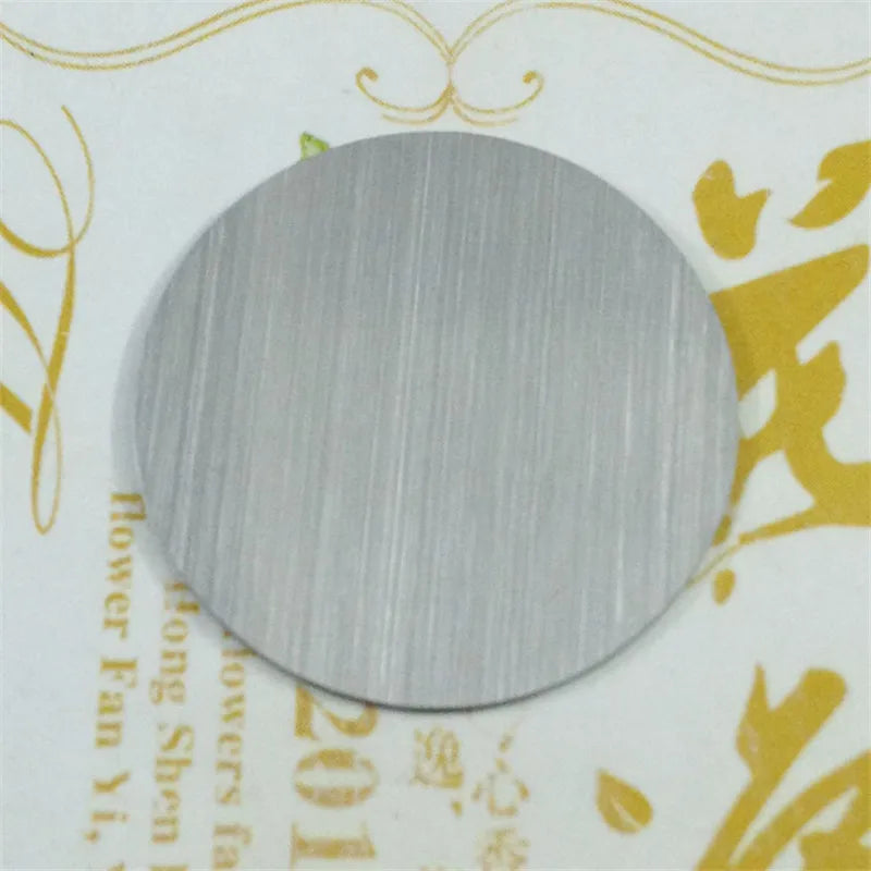 Set of Stainless Steel Floating Necklace Plates for 30mm Memory Locket