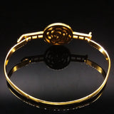 Stainless Steel Flower Bangles For Women - B6117BS07