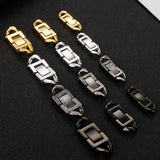 Stainless Steel Fold Over Clasps Metal Buckles Fastener Clasps Accessories