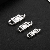 Stainless Steel Fold Over Clasps Metal Buckles Fastener Clasps Accessories