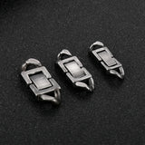 Stainless Steel Fold Over Clasps Metal Buckles Fastener Clasps Accessories