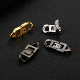 Stainless Steel Fold Over Clasps Metal Buckles Fastener Clasps Accessories