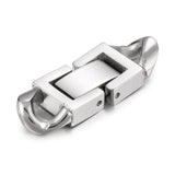 Stainless Steel Fold Over Clasps Metal Buckles Fastener Clasps Accessories