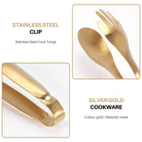 Stainless Steel Food Tongs Kitchen Utensils Buffet Cooking Tools BBQ Clips
