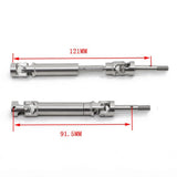 1/10 2WD Slash Stampede Stainless Steel Front Axle Shaft & Rear Drive Shaft