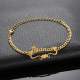 Custom Stainless Steel Name Bracelet