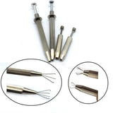 Stainless Steel 4 Prong Gem Holder Tweezers