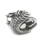 Stainless Steel Soldier Skull Pendant Necklace