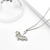 Stainless Steel Crown Pendant Necklace for Girls