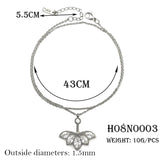 Stainless Steel Crown Pendant Necklace for Girls
