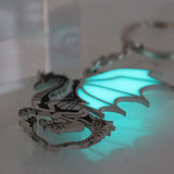 Dragon Keychain Glowing Stainless Steel Pendant