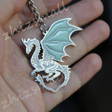 Dragon Keychain Glowing Stainless Steel Pendant