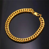 9MM Stainless Steel Snake Chain Bracelet GH2239