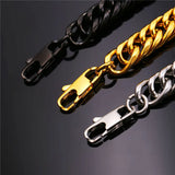 9MM Stainless Steel Snake Chain Bracelet GH2239