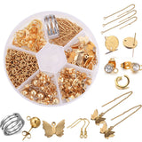 Stainless Steel Butterfly Earring Sets Jewelry Making Kit