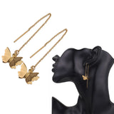 Stainless Steel Butterfly Earring Sets Jewelry Making Kit