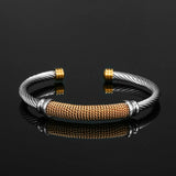 Stainless Steel Bangle Bracelets Stylish Mesh Bangle for Women Men
