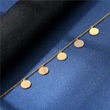 Stainless Steel Chains Choker Collares Pendant Necklace for Women