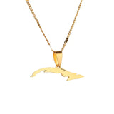 Stainless Steel Cuba Map Necklace for Women
