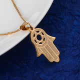 Stainless Steel Hexagram Magen David Pendant Necklace