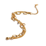 Stainless Steel Layered Heart Charm Bracelet for Women