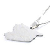 Syria Map Flag Pendant Necklaces Syrians Map Charm Jewelry