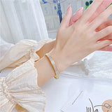 Three Row Rhinestone Cuff Bangles Bracelets