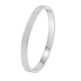 Three Row Rhinestone Cuff Bangles Bracelets