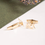 Personalized Stainless Steel Initial Cufflinks Set