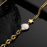 Freshwater Pearl Stars Beads Bracelets For Women Charm Bracelet