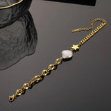 Freshwater Pearl Stars Beads Bracelets For Women Charm Bracelet