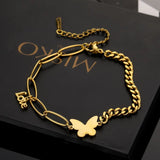 Butterfly LOVE Letter Chain Bracelet Bohemian Jewelry for Women