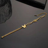Butterfly LOVE Letter Chain Bracelet Bohemian Jewelry for Women