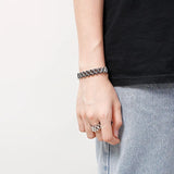 Stainless Steel Plated Link Chain Bracelet for Women