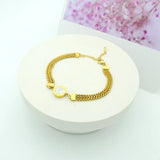 Stainless Steel Silver Chain Bracelet For Women Classic Rust Proof