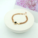 Stainless Steel Silver Chain Bracelet For Women Classic Rust Proof